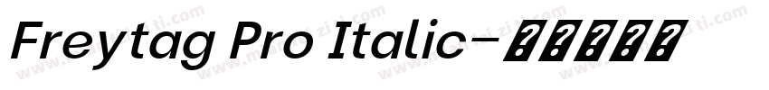 Freytag Pro Italic字体转换